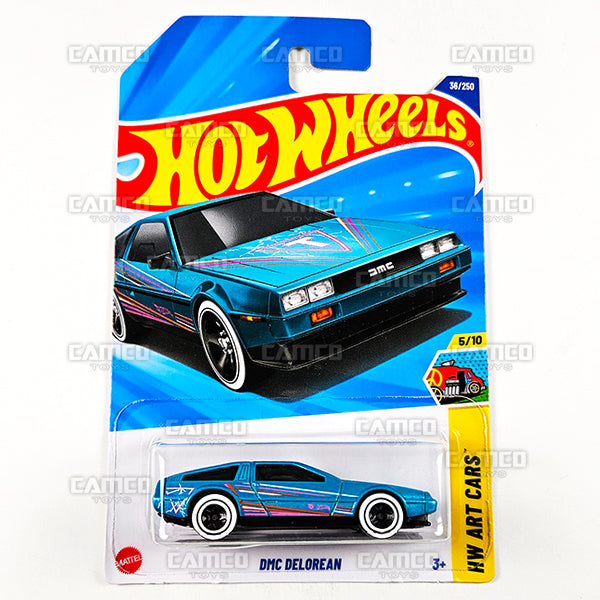 2025 Hot Wheels DMC DELOREAN #36 - HW Art Cars Blue
