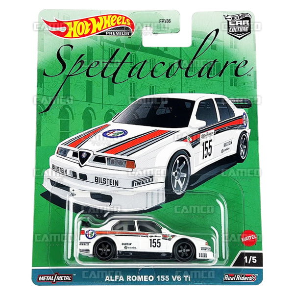 Alfa Romeo 155 V6 Ti #1 - 2023 Hot Wheels Premium 1:64 Car Culture SPETTACOLARE Case B Assortment FPY86-959B by Mattel.