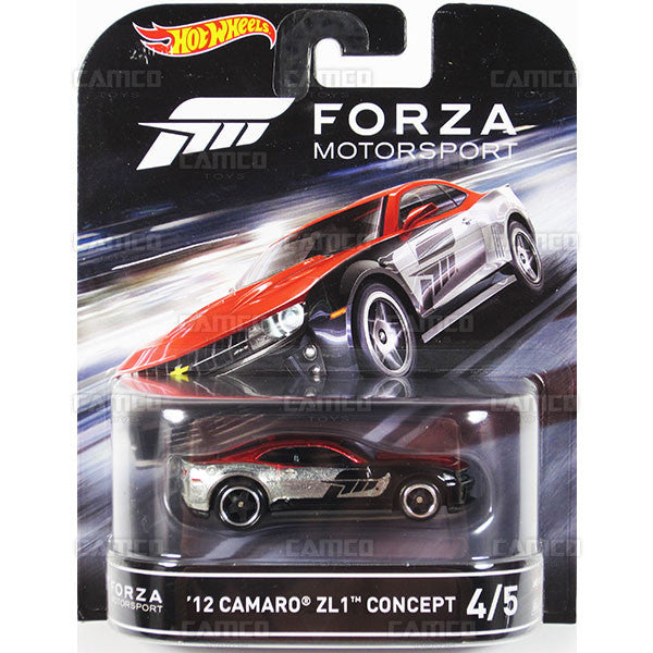 12 CAMARO ZL1 CONCEPT - 2016 Hot Wheels Retro Entertainment D Case (FORZA Motorsport) Assortment DMC55-959D by Mattel