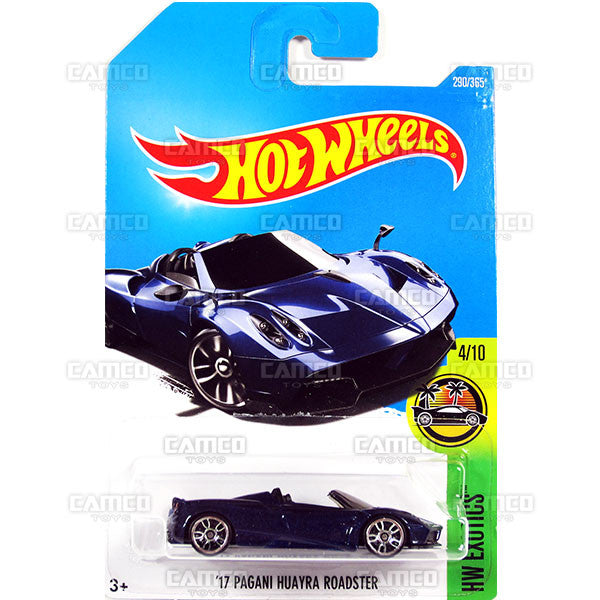 17 Pagani Huayra Roaster #290 blue - 2017 Hot Wheels Basic Mainline M Case assortment C4982 by Mattel