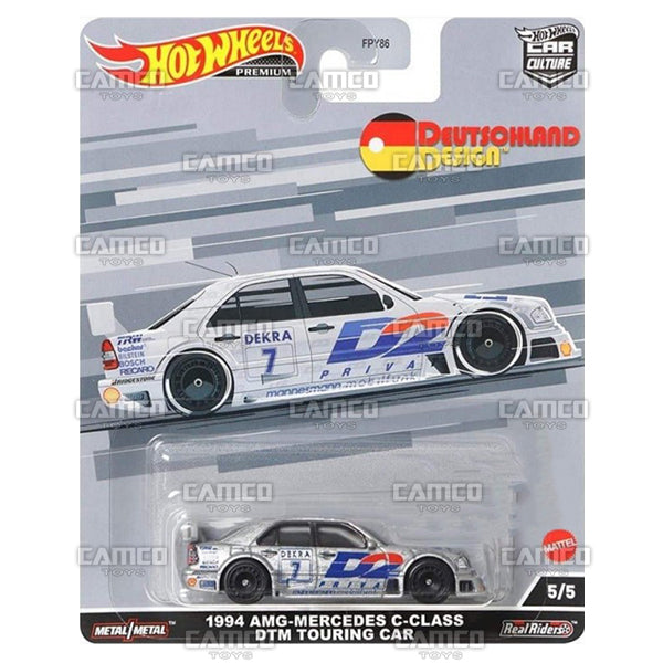 1994 AMG-Mercedes C-Class DTM Touring Car - 2022 Hot Wheels Car Culture DEUTSCHLAND DESIGN Case K Assortment FPY86-957K by Mattel