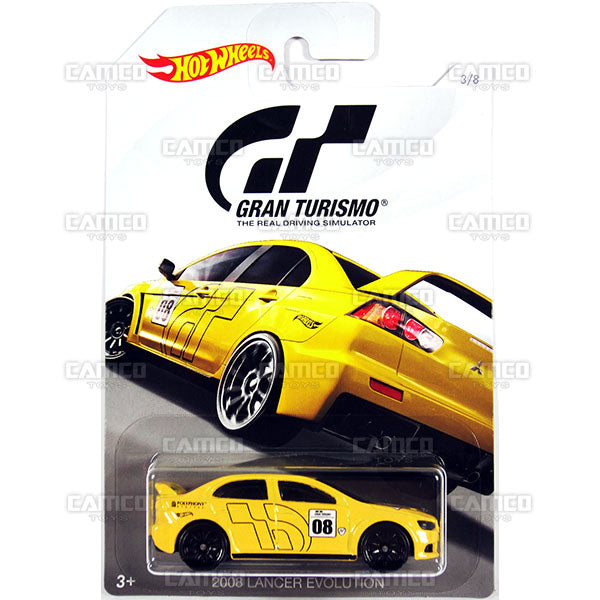 2008 Lancer Evolution - 2018 Hot Wheels GRAN TURISMO Case Assortment FKF26-999A by Mattel.