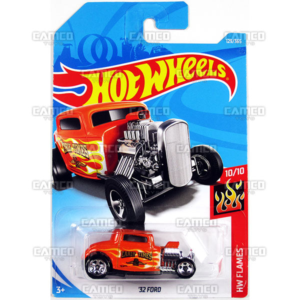32 Ford #129 orange - 2018 Hot Wheels Basic Mainline F Case Assortment C4982 by Mattel.