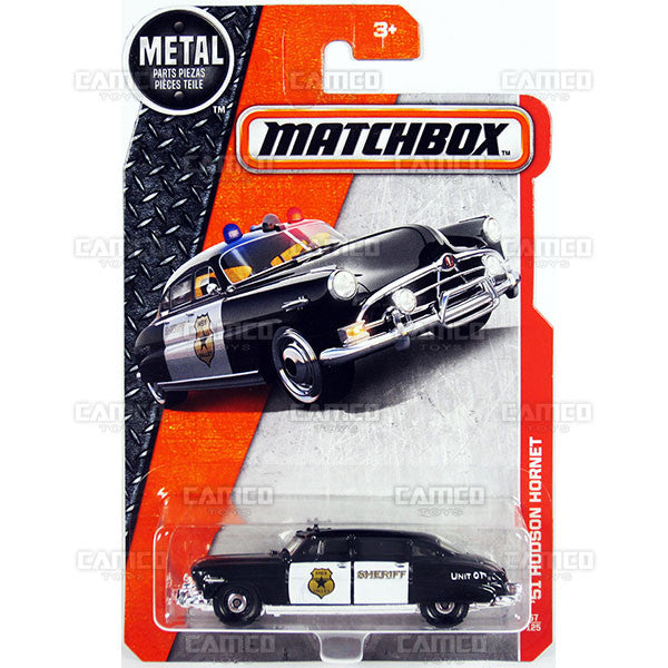 51 Hudson Hornet #57 sheriff - from 2017 Matchbox Basic B Case Assortment 30782 by Mattel.
