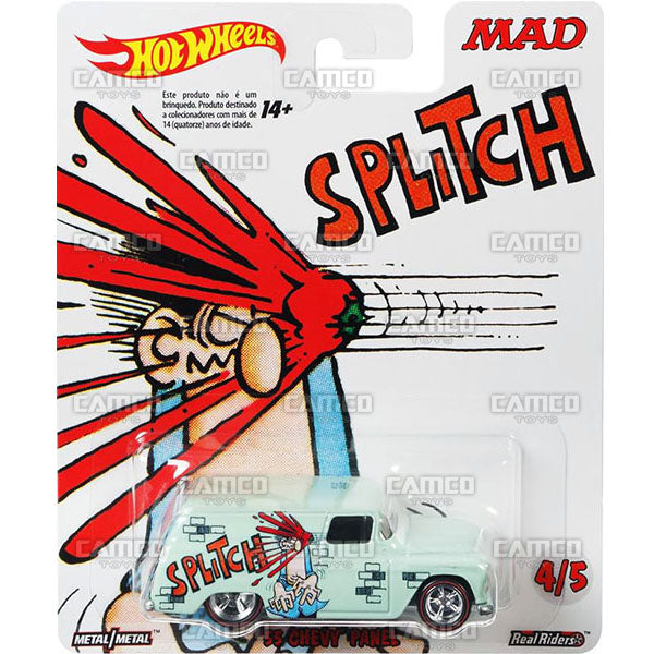 55 Chevy Panel - 2017 Hot Wheels Pop Culture MAD MAGAZINE K Case Assortment DLB45-956K by Mattel.