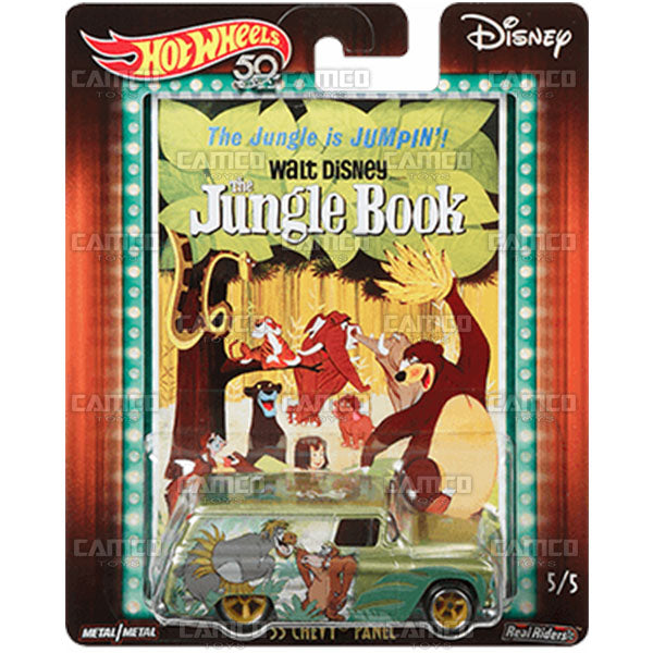 55 Chevy Panel JUNGLE BOOK - 2018 Hot Wheels Pop Culture Q Case DISNEY Assortment DLB45-956Q by Mattel