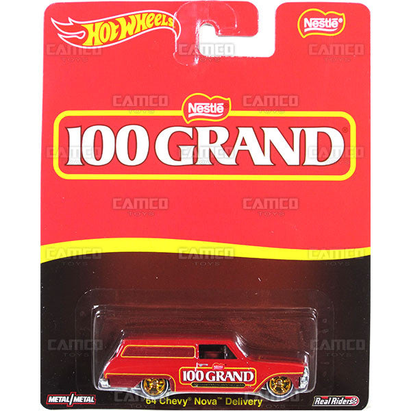64 CHEVY NOVA DELIVERY (100 Grand) - from 2016 Hot Wheels Pop Culture A Case (NESTLE) Assortment DLB45-956A by Mattel.