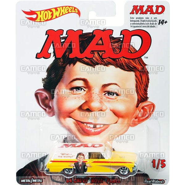 64 Chevy Nova Panel - 2017 Hot Wheels Pop Culture MAD MAGAZINE K Case Assortment DLB45-956K by Mattel.