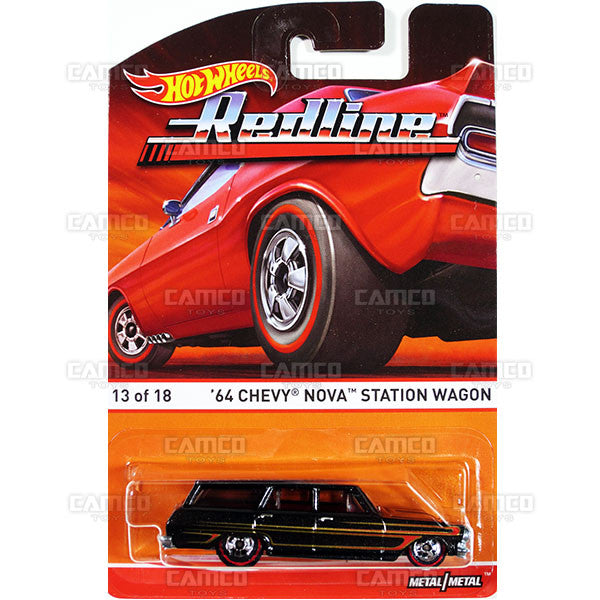 64 Chevy Nova Station Wagon - 2015 Hot Wheels Heritage F Case (Redline) Assortment BDP91-956F by Mattel.