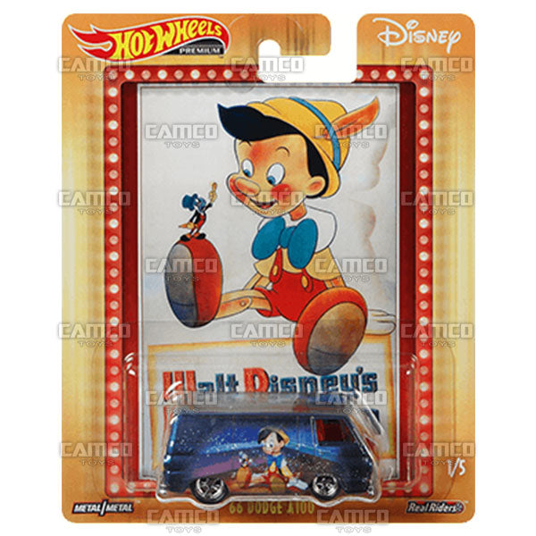 66 Dodge A100 (Pinocchio) - 2019 Hot Wheels Premium Pop Culture A Case DISNEY Assortment DLB45-946A by Mattel.