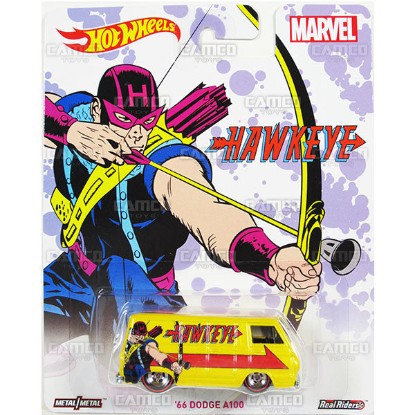 66 DODGE A100 (Hawkeye) - from 2016 Hot Wheels Pop Culture C Case (MARVEL) Assortment DLB45-956C by Mattel.