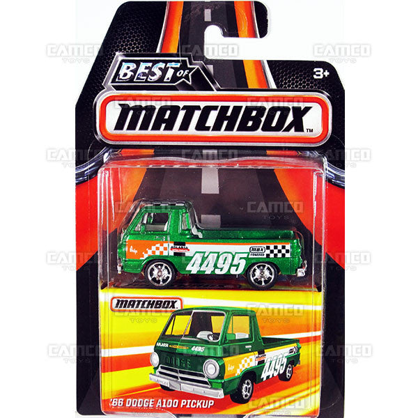 66 Dodge A100 Pickup - from 2016 Matchbox Best of World A Case Assortment DKC59-986A by Mattel.