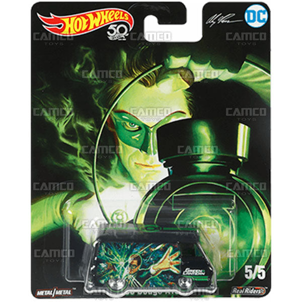 66 Dodge A100 Green Lantern - 2018 Hot Wheels Pop Culture P Case DC COMICS Alex Ross Assortment DLB45-956P by Mattel
