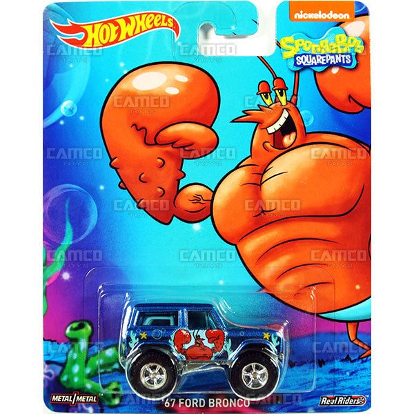 67 FORD BRONCO - 2015 Hot Wheels Pop Culture A Case (SPONGEBOB Squarepants) Assortment CFP34-956A by Mattel.