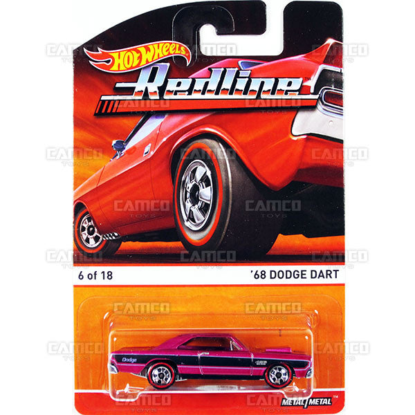 68 Dodge Dart - 2015 Hot Wheels Heritage B Case (Redline) Assortment BDP91-956B by Mattel.