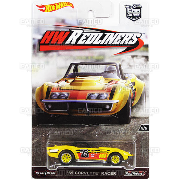 69 Corvette Racer - from 2017 Hot Wheels Car Culture G Case (REDLINERS) Assortment DJF77-956G by Mattel.