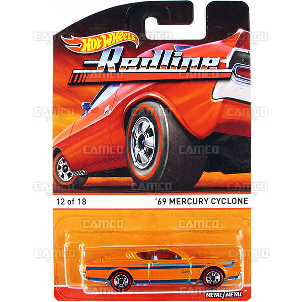 69 Mercury Cyclone - 2015 Hot Wheels Heritage D Case (Redline) Assortment BDP91-956D by Mattel.