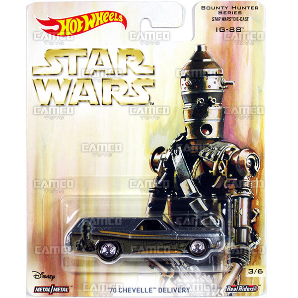 70 Chevelle Delivery (IG-88) - 2017 Hot Wheels Pop Culture L Case (Star Wars) Assortment DLB45-956L by Mattel.
