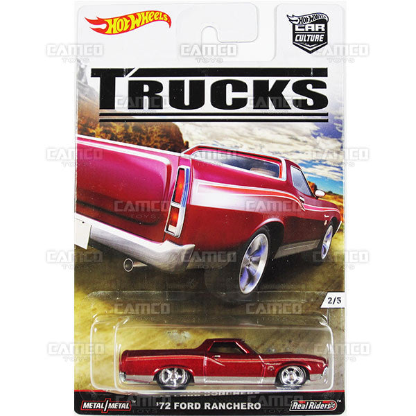 72 FORD RANCHERO (red) - from 2016 Hot Wheels Car Culture C Case (TRUCKS) Assortment DJF77-956C by Mattel.