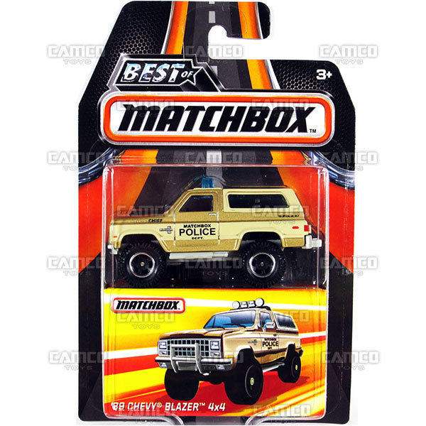 89 Chevy Blazer 4x4 - 2017 Best of Matchbox B Case Assortment DKC59-956B by Mattel.
