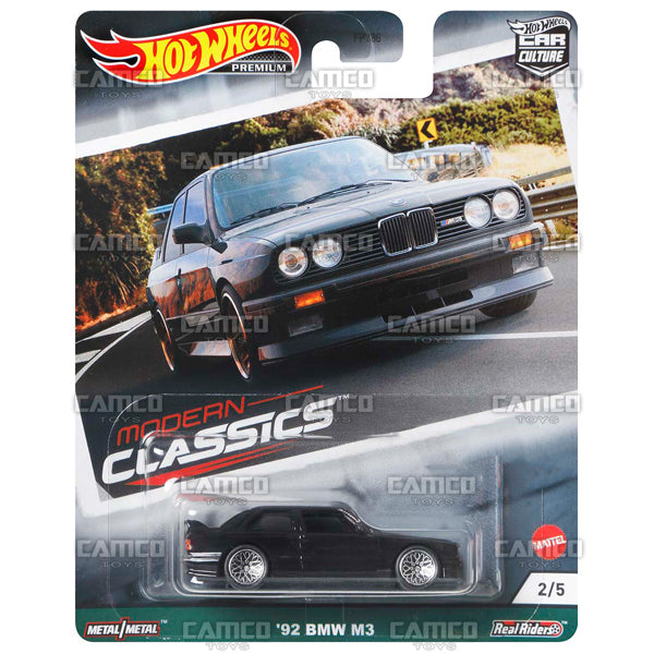 92 BMW M3 - 2021 Hot Wheels Car Culture Modern Classics G Case Assortment FPY86-957G by Mattel