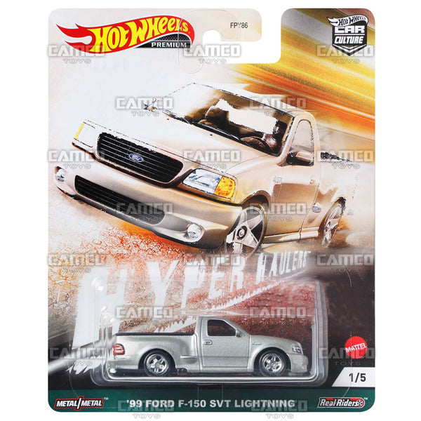 99 Ford F-150 SVT Lightning - 2021 Hot Wheels Car Culture HYPER HAULERS Case F Assortment FPY86-957F by Mattel