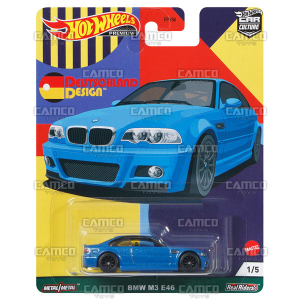 BMW M3 E46 - 2021 Hot Wheels Car Culture Deutschland Design Case C Assortment FPY86-957C by Mattel