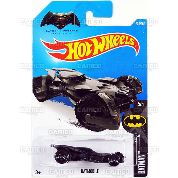 BATMOBILE #230 (Batman VS Superman) - from 2016 Hot Wheels Basic Case Worldwide Assortment C4982 by Mattel.