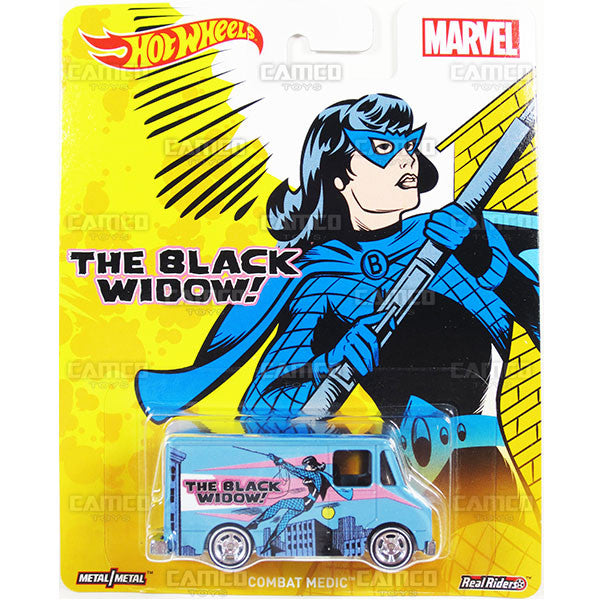 COMBAT MEDIC (Black Widow) - from 2016 Hot Wheels Pop Culture C Case (MARVEL) Assortment DLB45-956C by Mattel.