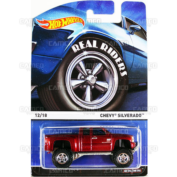Chevy Silverado - 2015 Hot Wheels Heritage C Case (Real Riders) Assortment BDP91-956C by Mattel.
