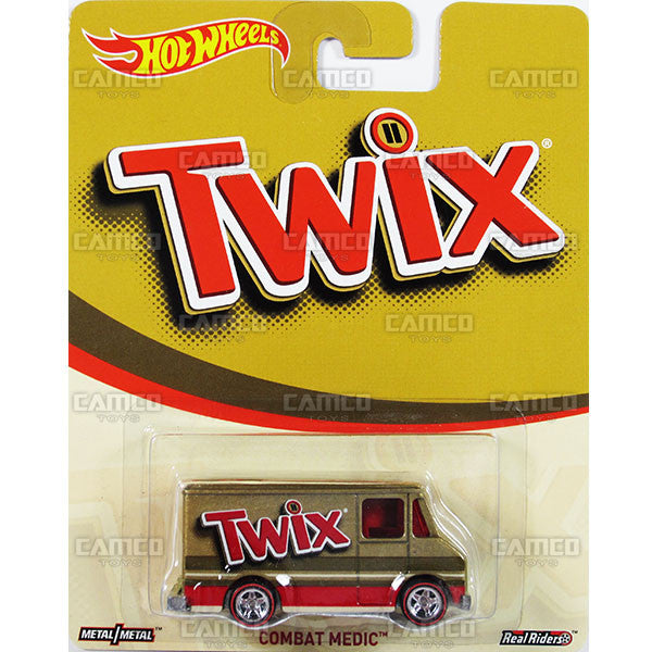 Combat Medic (Twix) - 2015 Hot Wheels Pop Culture B Case (MARS Candy) Assortment CFP34-956B by Mattel.