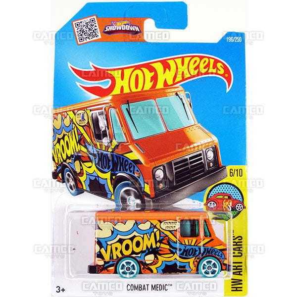 Combat Medic #196 Orange - 2016 Hot Wheels Basic Mainline G Case WorldWide Assortment C4982