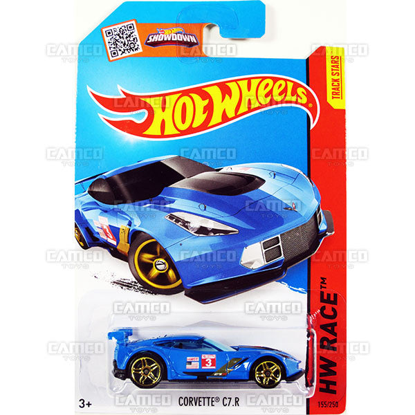 Corvette C7.R #155 blue (HW Race) - 2015 Hot Wheels Basic Mainline C4982