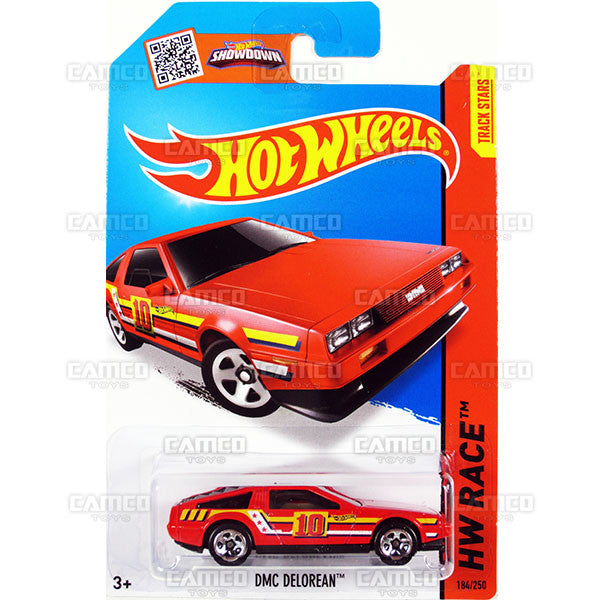 DMC Delorean #184 red (HW Race) - 2015 Hot Wheels Basic Mainline C4982