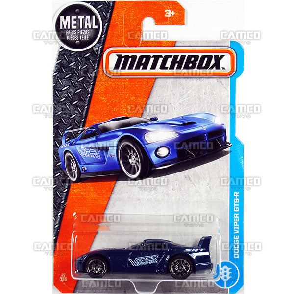 DODGE VIPER GTS-R #27 blue - 2017 Matchbox Basic L Case Assortment 30782 by Mattel.