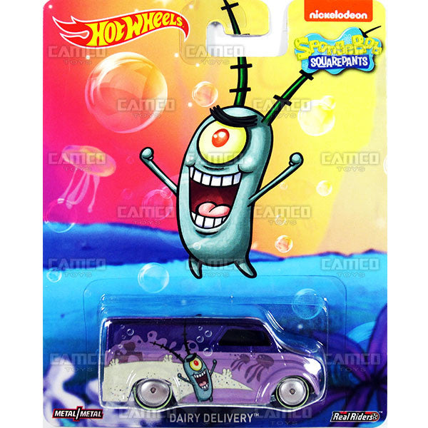DAIRY DELIVERY - 2015 Hot Wheels Pop Culture A Case (SPONGEBOB) Assortment CFP34-956A by Mattel.
