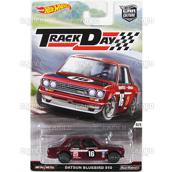 DATSUN BLUEBIRD 510 - from 2016 Hot Wheels Car Culture D Case (TRACK DAY) Assortment DJF77-956D by Mattel.
