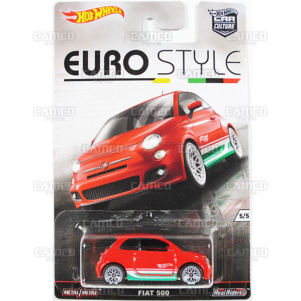 FIAT 500 - from 2016 Hot Wheels Car Culture B Case (EURO STYLE) assortment DJF77-956B by Mattel.