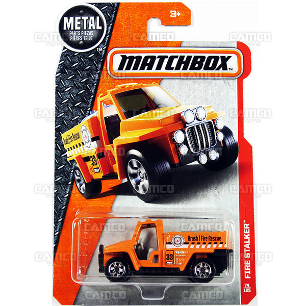 Fire Stalker #74 orange - from 2017 Matchbox Basic A Case Assortment 30782 by Mattel.