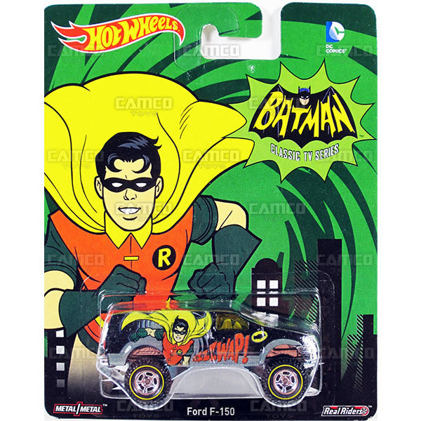 FORD F-150 (Robin) - 2015 Hot Wheels Pop Culture C Case (BATMAN CLASSIV TV SERIES) Assortment CFP34-956C by Mattel.