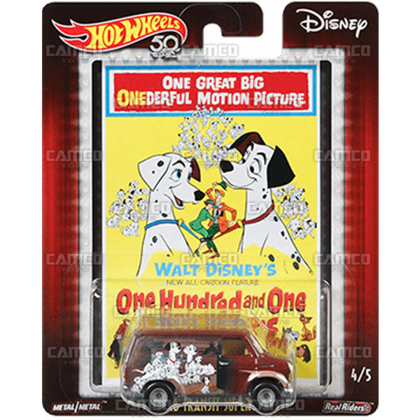 Ford Transit Supervan 101 Dalmatians - 2018 Hot Wheels Pop Culture Q Case DISNEY Assortment DLB45-956Q by Mattel