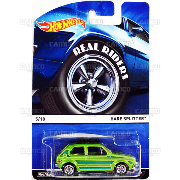 Hare Splitter - 2015 Hot Wheels Heritage A Case (Real Riders) Assortment BDP91-956A by Mattel.