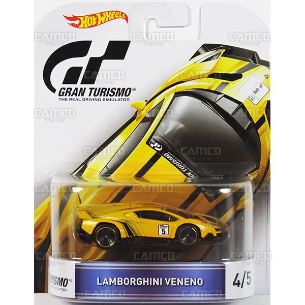 LAMBORGHINI VENENO - 2016 Hot Wheels Retro Entertainment C Case (GRAN TURISMO) Assortment DMC55-959C