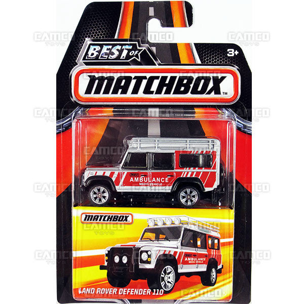 Land Rover Defender 110 - from 2016 Matchbox Best of World A Case Assortment DKC59-986A by Mattel.