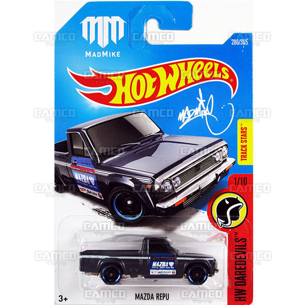 Mazda Repu #286 Mad Mike (HW Daredevils) - 2017 Hot Wheels Basic Mainline M Case - C4982