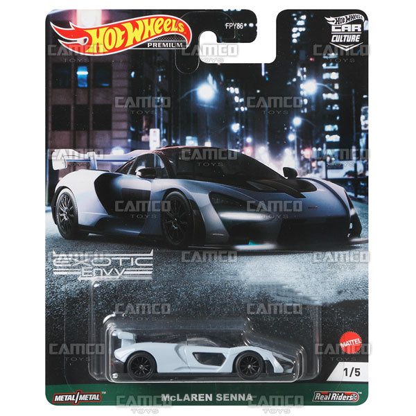 McLaren Senna - 2021 Hot Wheels Car Culture Exotic Envy Case D Assortment FPY86-957D by Mattel