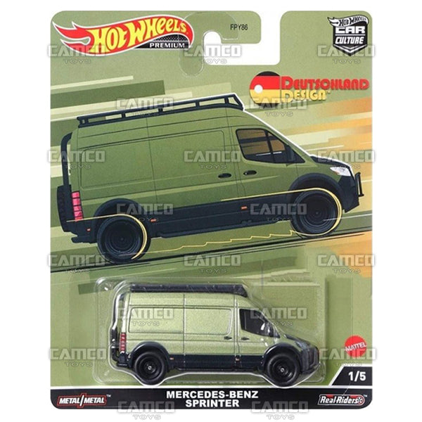 Mercedes-Benz Sprinter - 2022 Hot Wheels Car Culture DEUTSCHLAND DESIGN Case K Assortment FPY86-957K by Mattel