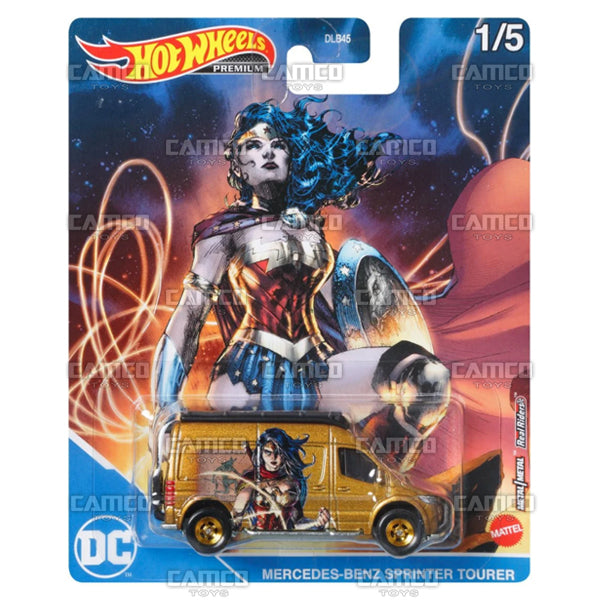 Mercedes-Benz Sprinter Tourer (Wonder Woman) - 2021 Hot Wheels Pop Culture DC COMICS Case M Assortment DLB45-946M by Mattel