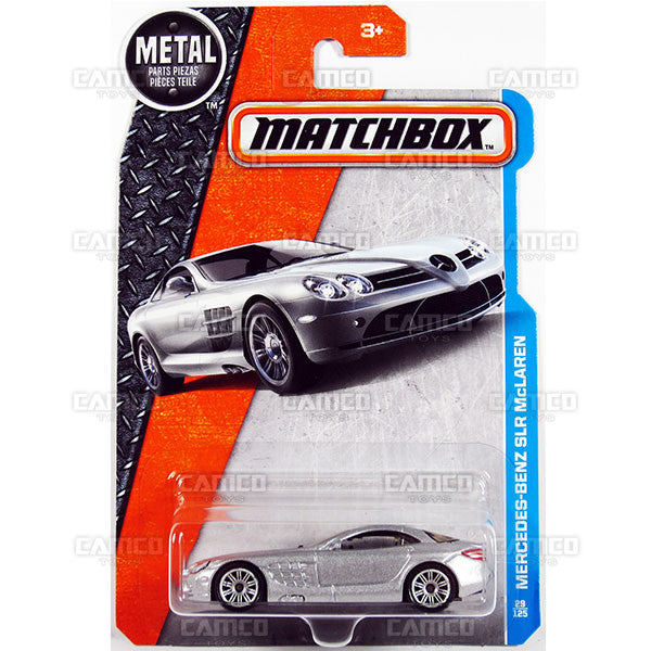 Mercedes-Benz SLP Mclaren #29 silver - from 2017 Matchbox Basic A Case Assortment 30782 by Mattel.