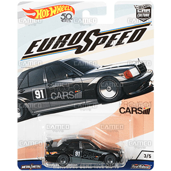 Mercedes Benz 190 E 2.5 - 2018 Hot Wheels Car Culture C Case EURO SPEED Assortment FPY86-956C